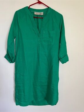 martha stewart collection linen dress MARTHA STEWART 2pc Linen Blend Maxi Dress With Sweater Set VinNews Recommendations